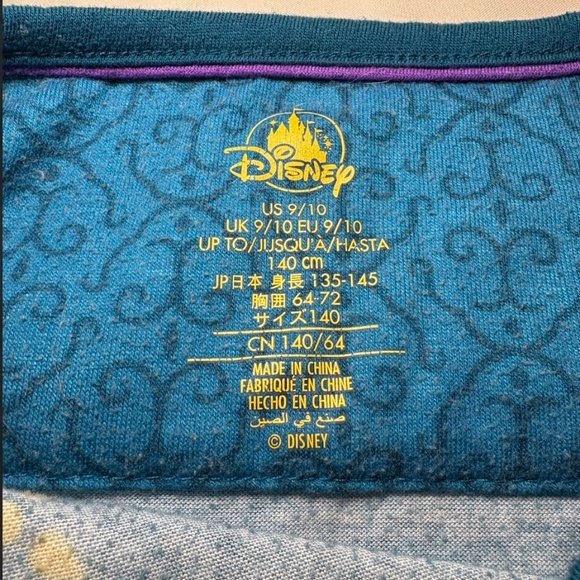 Disney Store Princess Aladdin Jasmine Nightshirt/gown/pjs Size 9/10 - Picture 4 of 5